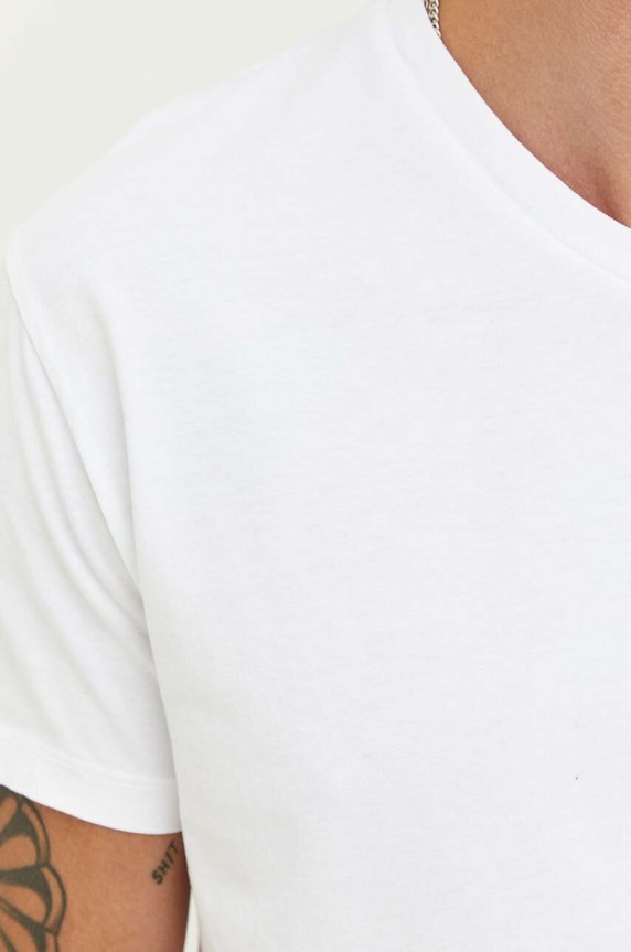 Samsoe Samsoe t-shirt bawełniany M00012307 biały