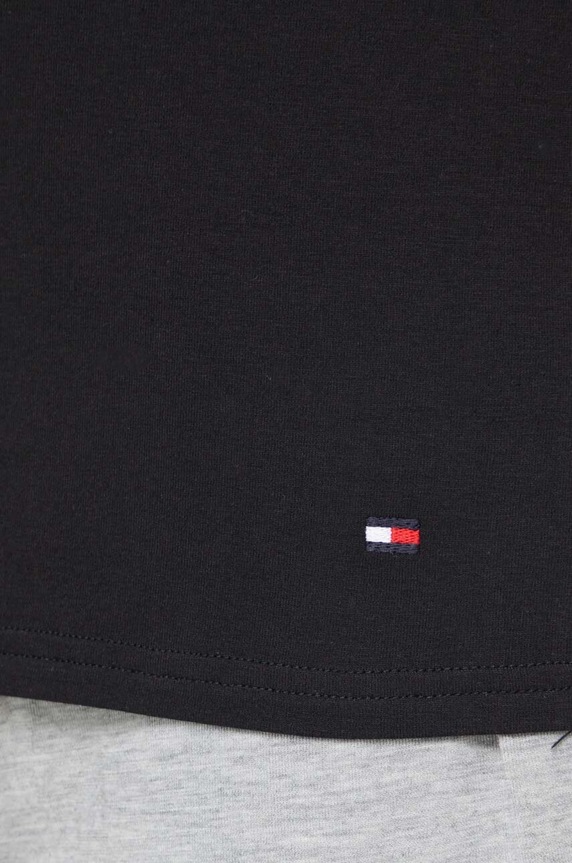 Bavlněné tričko Tommy Hilfiger 3-pack černá UM0UM03137
