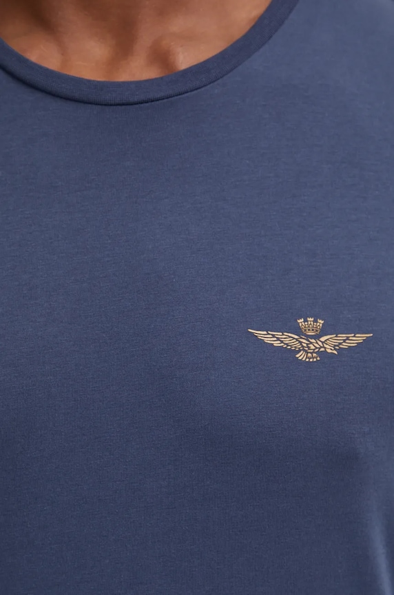 Μπλουζάκι Aeronautica Militare σκούρο μπλε AM1UTI003