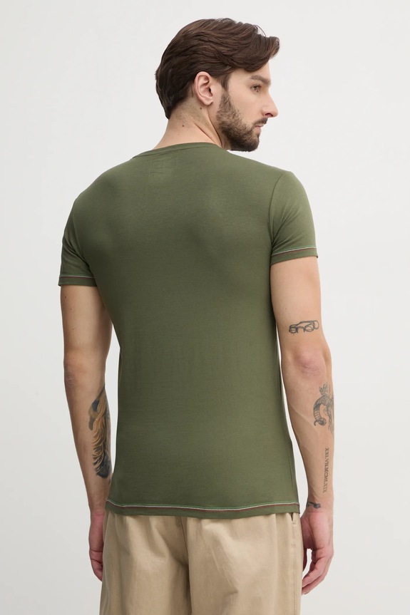 Oblečenie Tričko Aeronautica Militare AM1UTI003 zelená