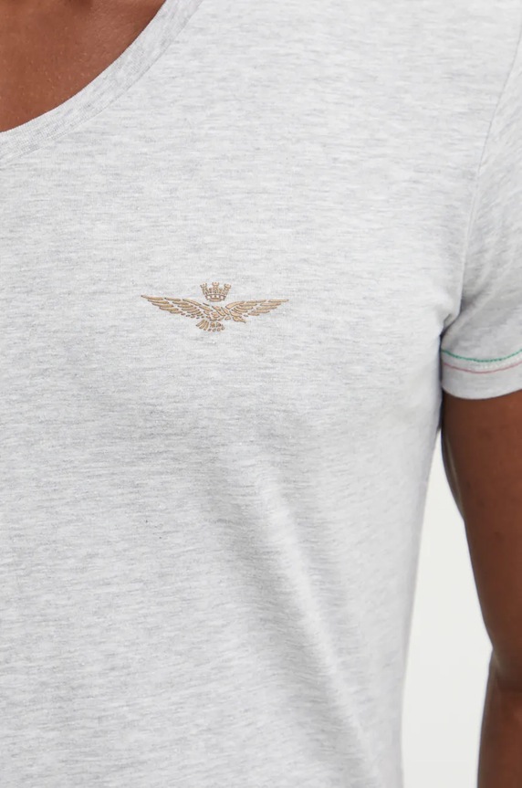 Тениска Aeronautica Militare сив AM1UTI004