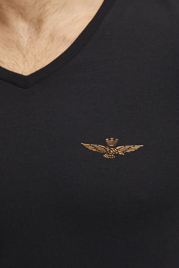 Tričko Aeronautica Militare čierna AM1UTI004