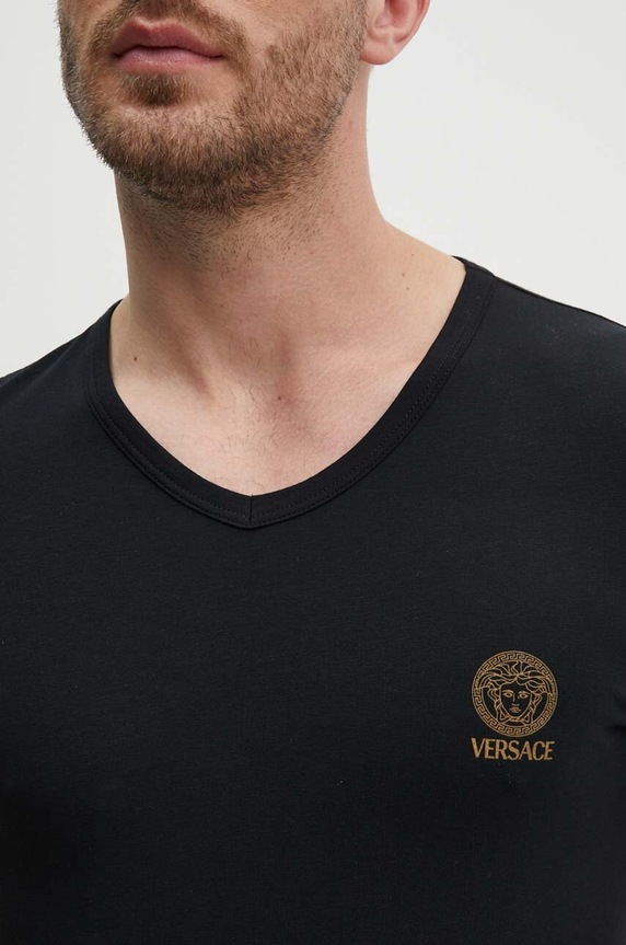 Versace tricou AUU01004.1A10011 negru
