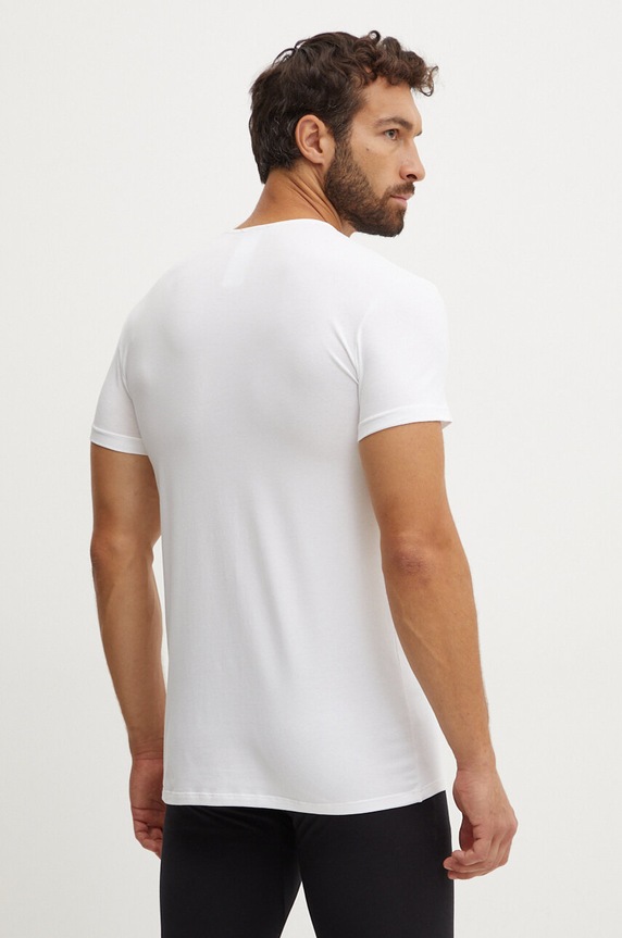 Pamučna majica Versace AUU01005.1A10011 bijela AA00