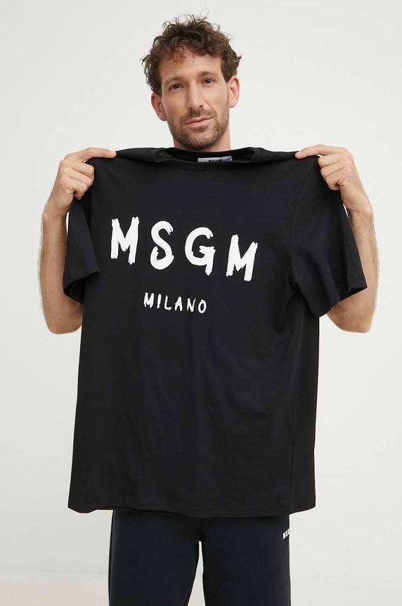 MSGM t-shirt bawełniany 2000MM510.200002