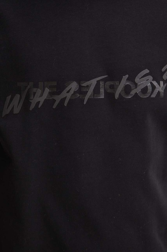 The Kooples t-shirt bawełniany HTSC27010K czarny