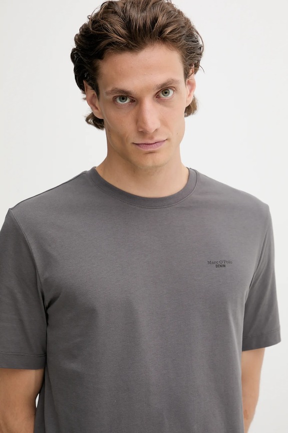 Βαμβακερό μπλουζάκι Marc O'Polo DENIM γκρί 5000006274