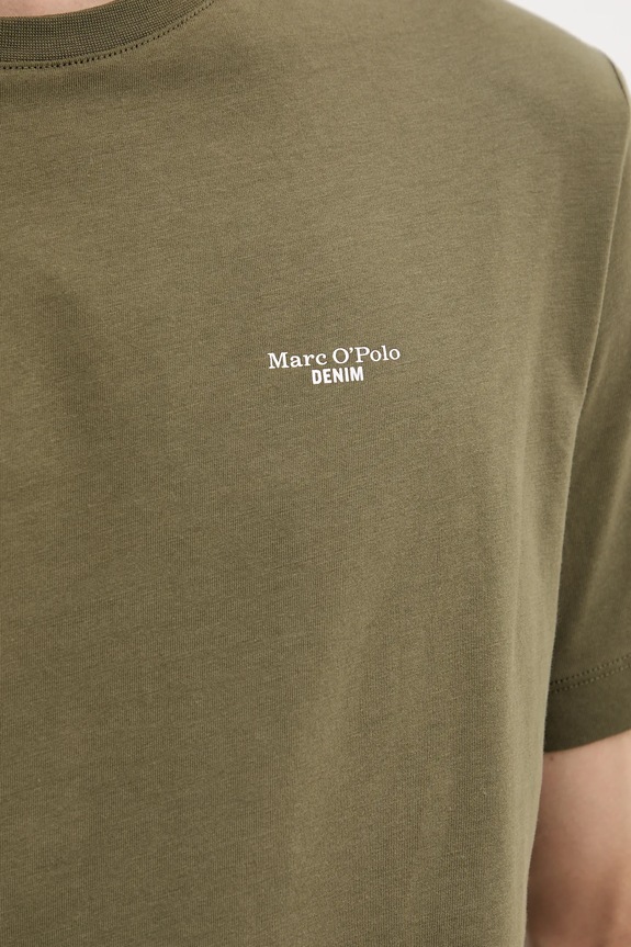 Βαμβακερό μπλουζάκι Marc O'Polo DENIM 5000006274 πράσινο