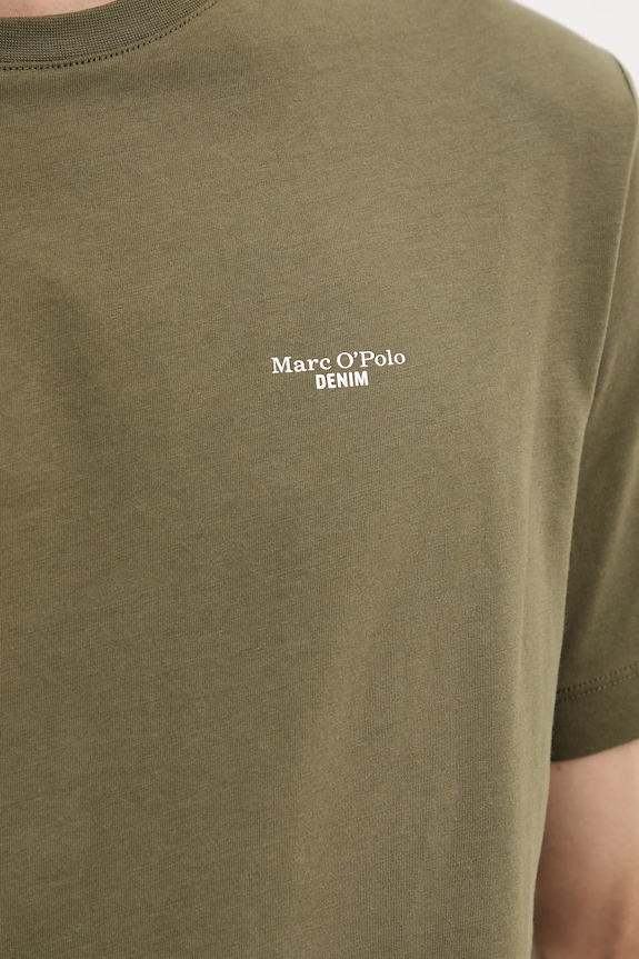 Βαμβακερό μπλουζάκι Marc O'Polo DENIM 5000006274 πράσινο