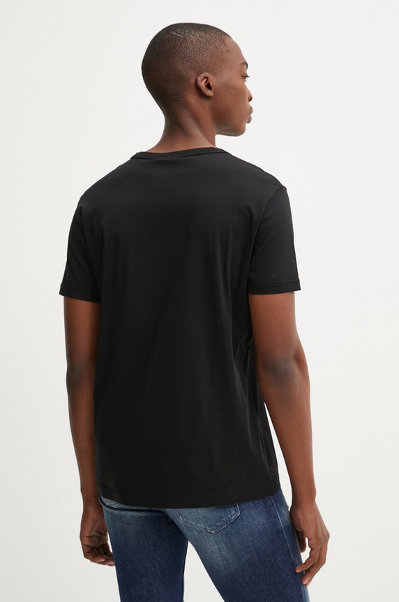 Îmbrăcăminte Diesel tricou din bumbac T-MIEGOR-K77 A14819.0SKAF negru