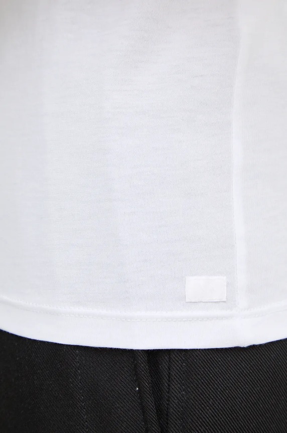 Памучна тениска Armani Exchange бял 8NZT75.ZJA5Z.NOS