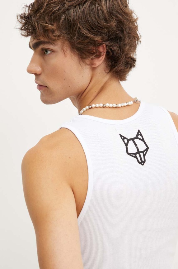 Naked Wolfe t-shirt biały gothic.tank