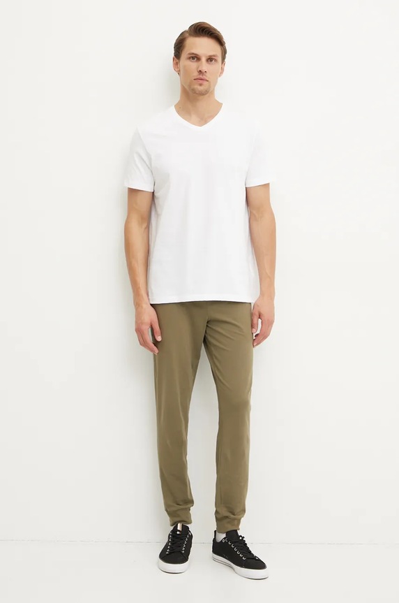 BOSS t-shirt bawełniany 50479535 biały AA00