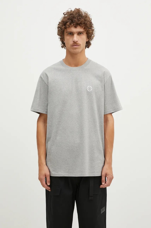 1017 ALYX 9SM t-shirt in cotone Regular Fit Crewneck Tee regolare grigio AAMTS0484FA01