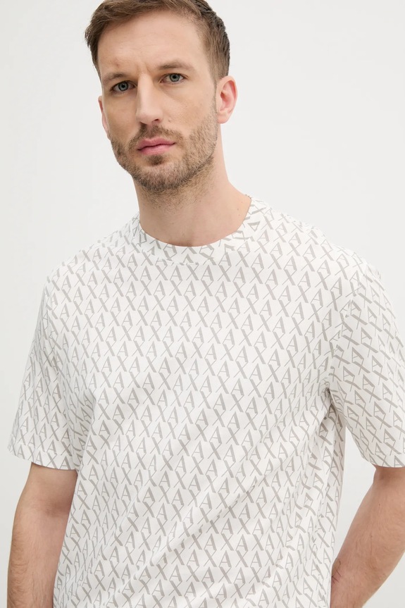 Armani Exchange pamut póló fehér XM001228.AF10356.NOS