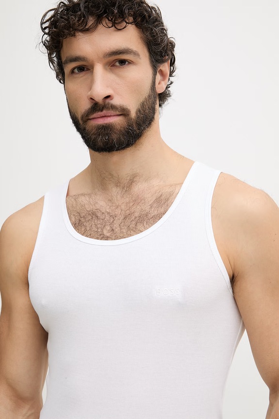 BOSS топ для мужчин из хлопка TankTop3P RibClassic 3 шт. 50542132