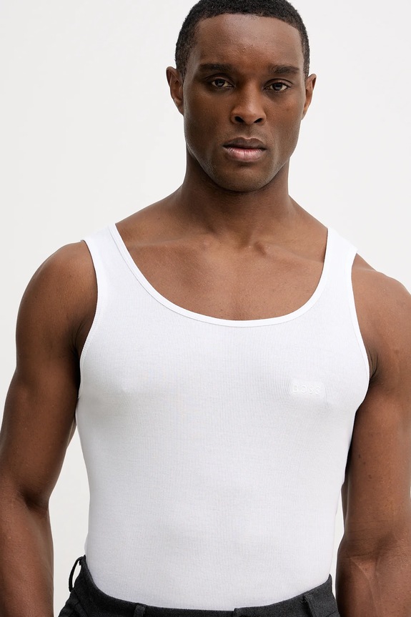 BOSS τοπ ανδρικό βαμβακερό TankTop3P RibClassic 3-pack 50542132