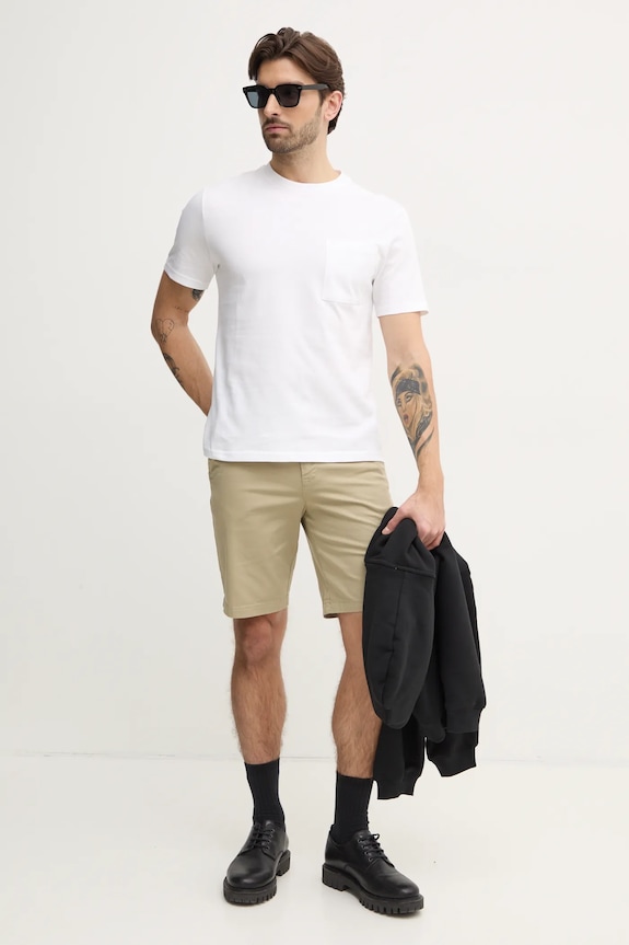 United Colors of Benetton tricou din bumbac 3BL0U10A8 alb AA00