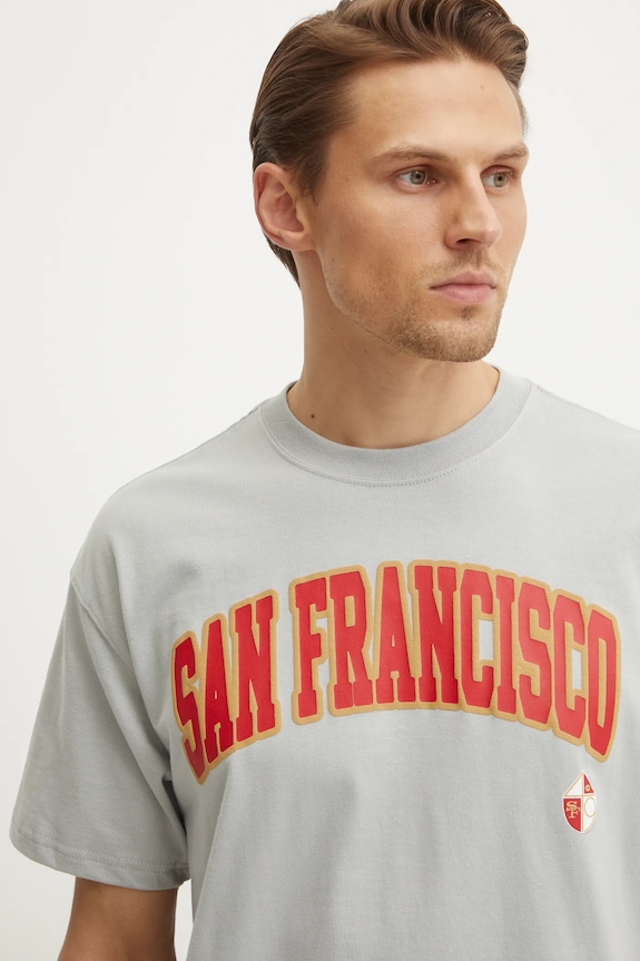 Nike tricou din bumbac San Francisco 49ers gri 01AY.09D.73V.NP1