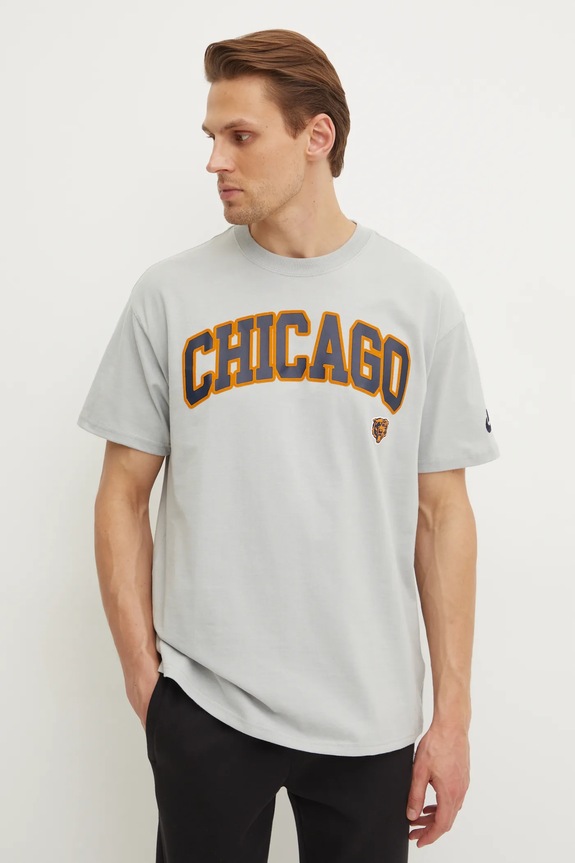 Bavlnené tričko Nike Chicago Bears relaxed sivá 01AY.09D.7QV.NP1