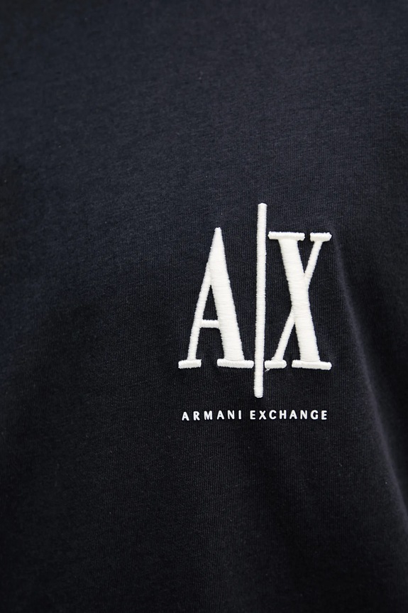 Armani Exchange tricou pentru bărbați din bumbac bleumarin XM000365.AF12308.NOS