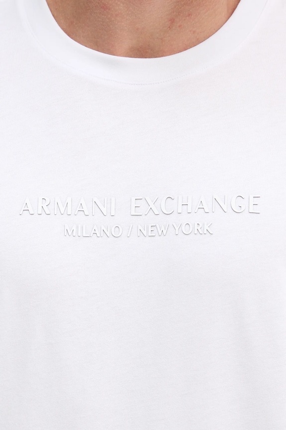 Armani Exchange pamut póló fehér XM001280.AF10361.NOS