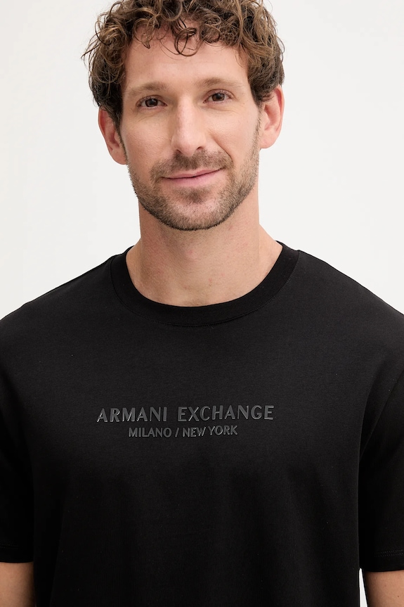 Odjeća Pamučna majica Armani Exchange XM001280.AF10361.NOS crna