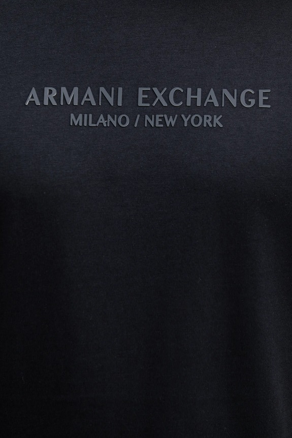 Armani Exchange pamut póló fekete XM001280.AF10361.NOS