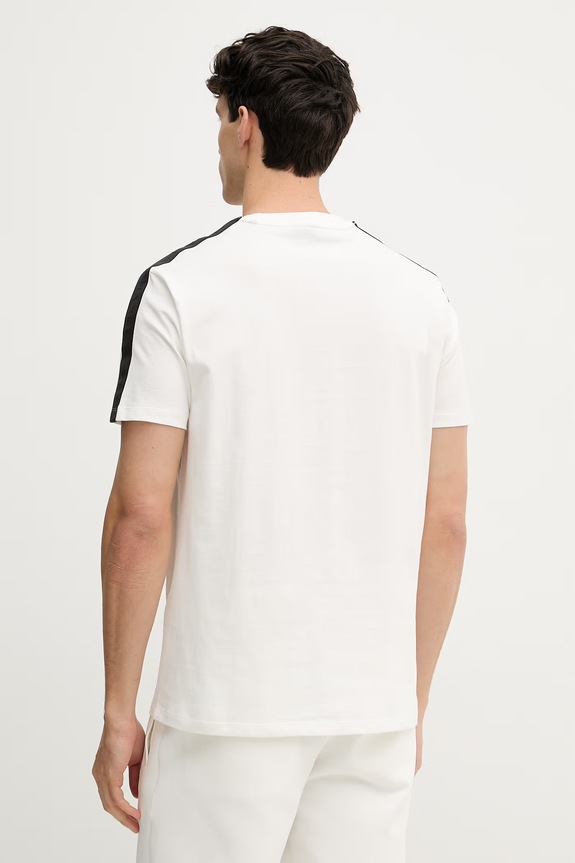 Odzież Armani Exchange T-shirt basic męski bawełniany XM001283.AF10361.NOS beżowy