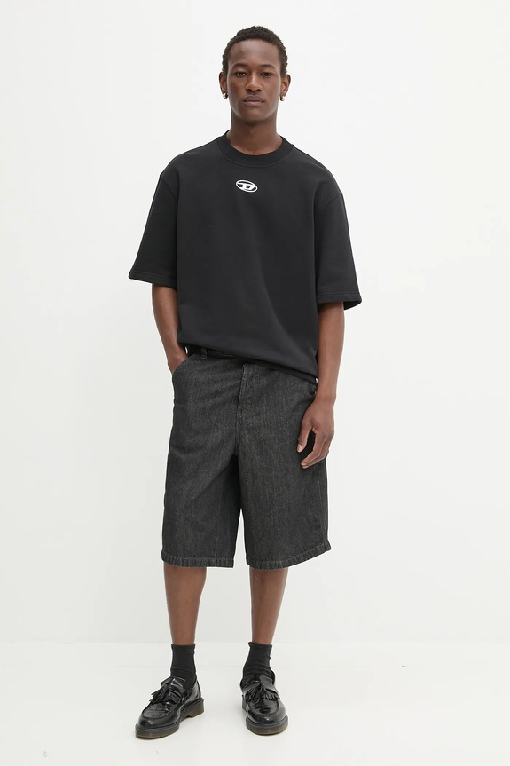 Diesel t-shirt in cotone S-COOLING-L1 A11580.0BMBJ nero AA00