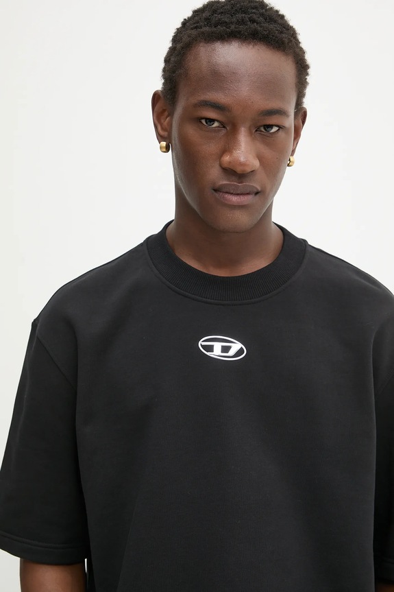 Diesel t-shirt in cotone S-COOLING-L1 nero A11580.0BMBJ