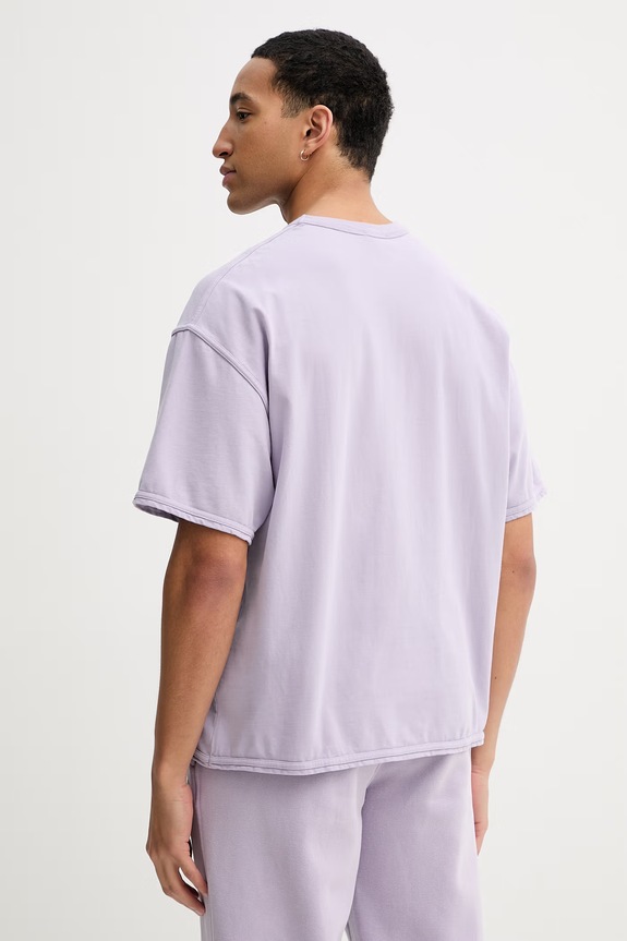 Oblačila Bombažna kratka majica American Vintage MFAZ02C vijolična