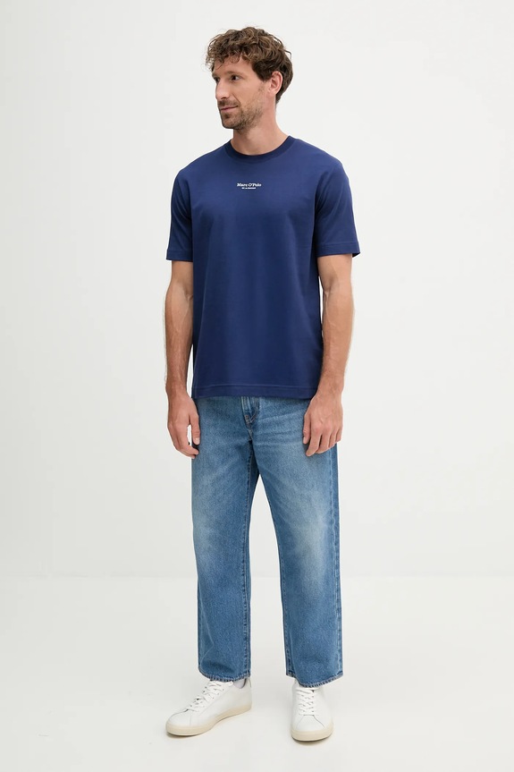 Marc O'Polo t-shirt in cotone M26201251382 blu navy AA00