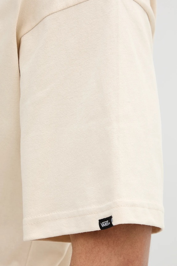 Vans t-shirt bawełniany beżowy VN000P1P2N11