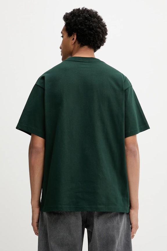 Odzież Vans t-shirt bawełniany VN000P1PPRM1 zielony