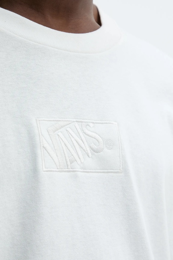 Vans tricou din bumbac VN000RAPFS81 bej