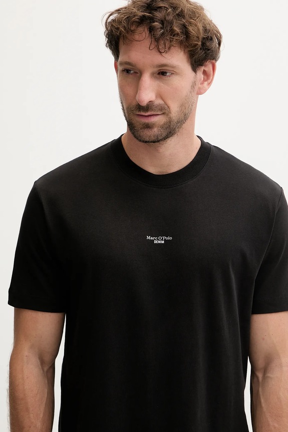 Îmbrăcăminte Marc O'Polo tricou din bumbac 5000006275 negru