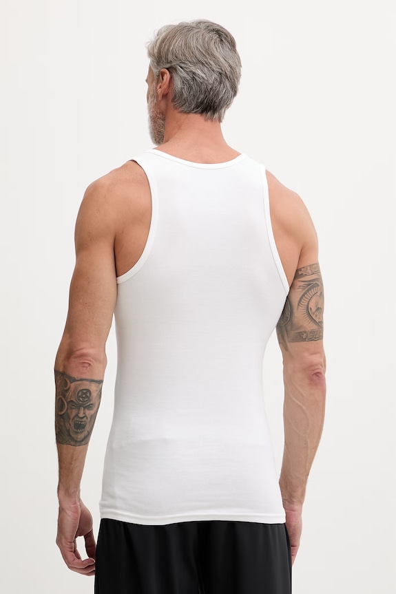 Oblečenie Nike top pánsky s bavlnou 2-pak NQ00KE1274 biela