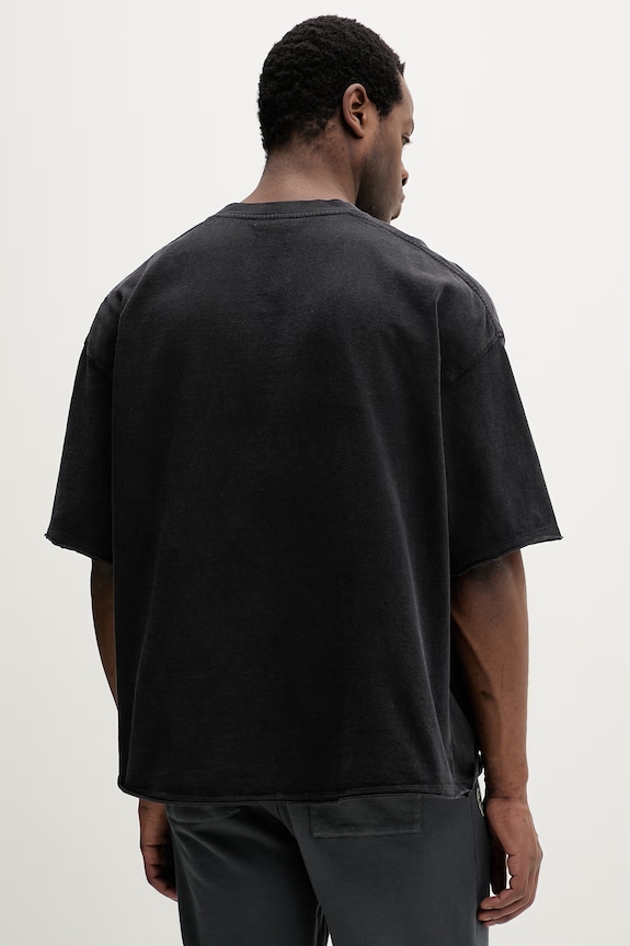Îmbrăcăminte American Vintage tricou din bumbac MAFO02B negru