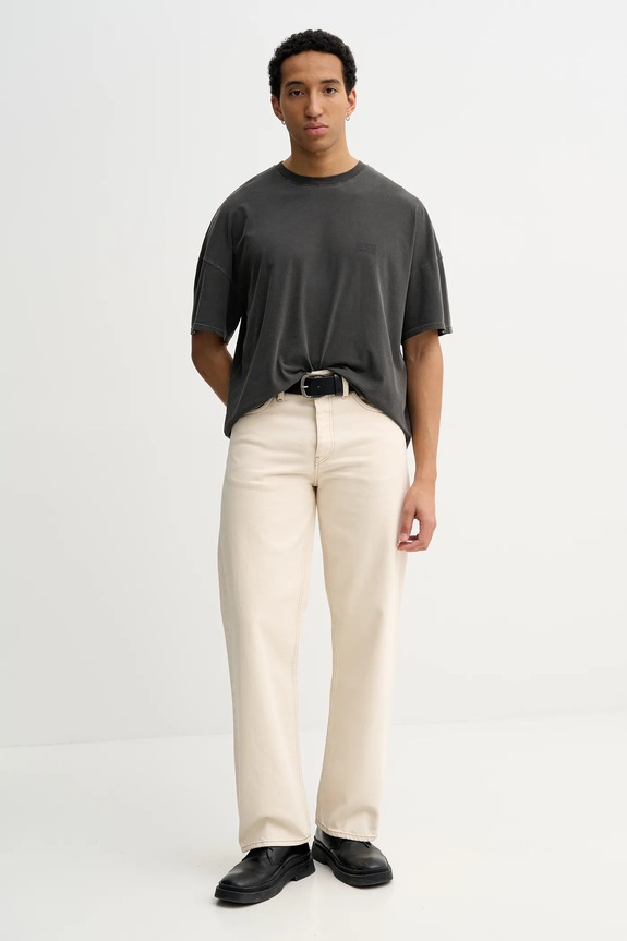 Kratka majica American Vintage MPYM02A črna AA00