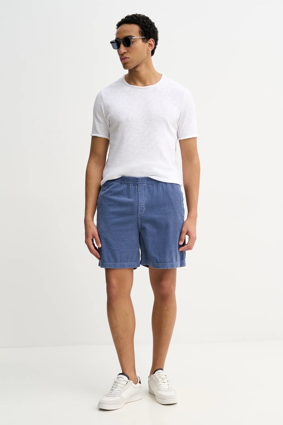 Bombažna kratka majica American Vintage MSON25TG bela AA00