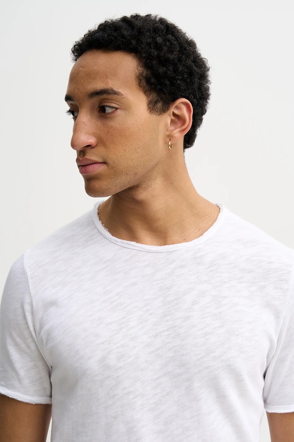 Bombažna kratka majica American Vintage bela MSON25TG