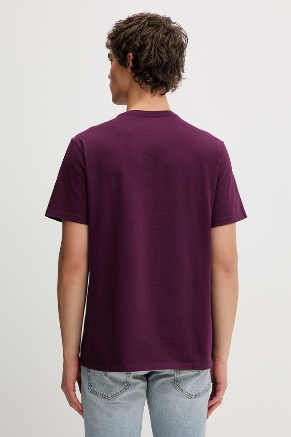 Ρούχα Βαμβακερό μπλουζάκι Levi's LSE SS ORIGINAL HM TEE A3117 μπορντό