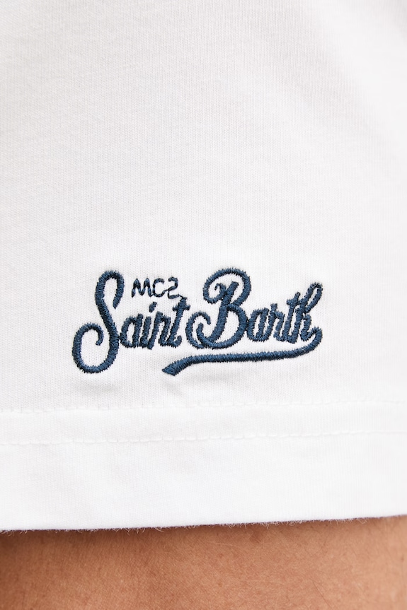 MC2 Saint Barth tričko pánské bavlněné POT0001. bílá