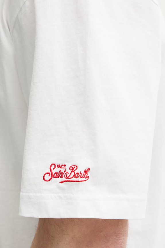 MC2 Saint Barth T-shirt męski bawełniany DLR0001