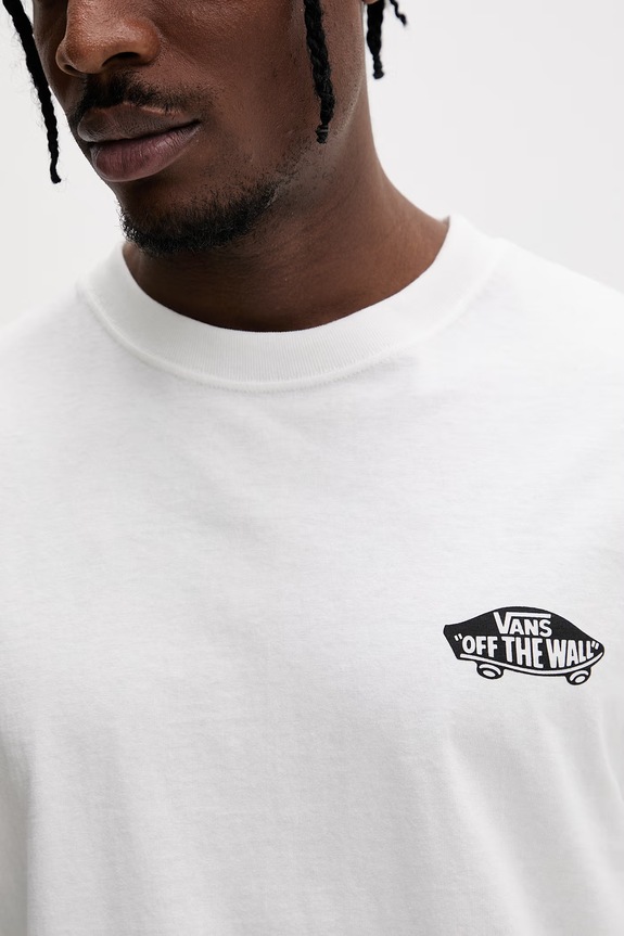 Vans tricou pentru femei, din bumbac VN000SYDYB21 alb