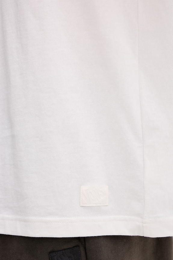 Vans t-shirt męski bawełniany Premium LX SS Loose Fit VN000TBPC9F1 beżowy