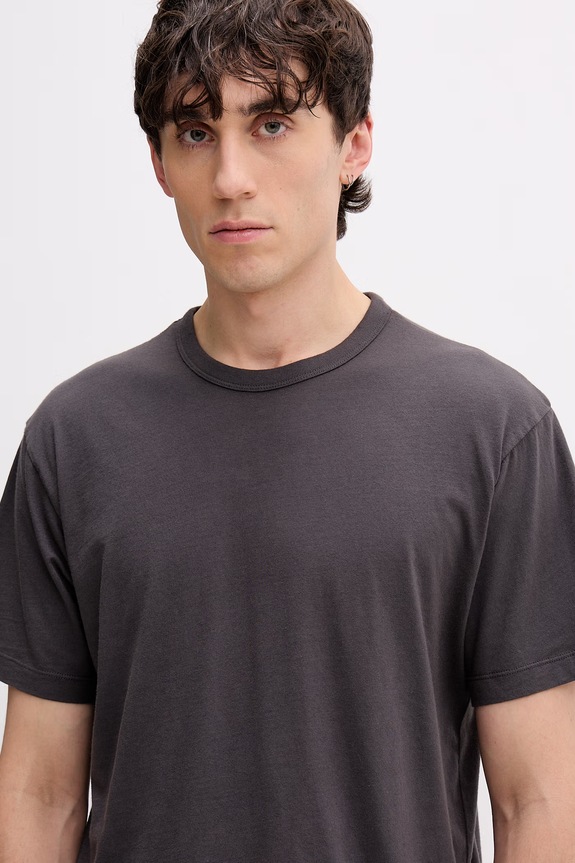 Vans t-shirt basic męski bawełniany Premium LX Shrunken szary VN000TPBEMV1