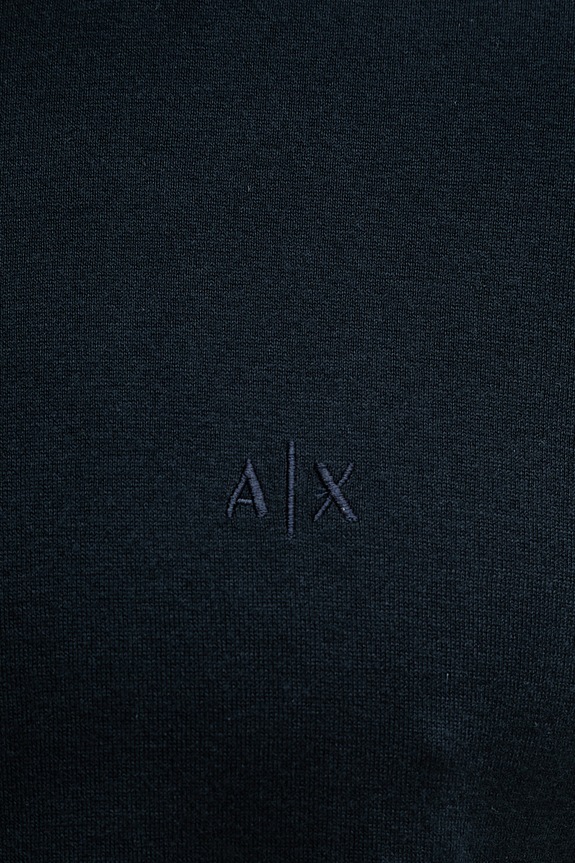 Armani Exchange t-shirt męski bawełniany 8NZM5C.ZM3JZ.NOS granatowy