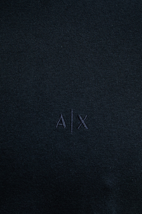 Armani Exchange t-shirt męski bawełniany 8NZM5C.ZM3JZ.NOS granatowy